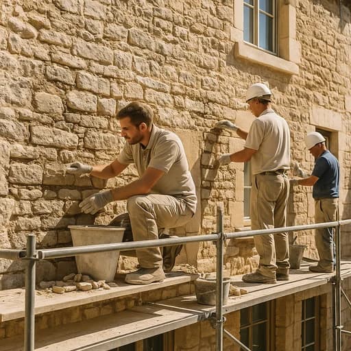 Ravalement de façade en pierre à Metz